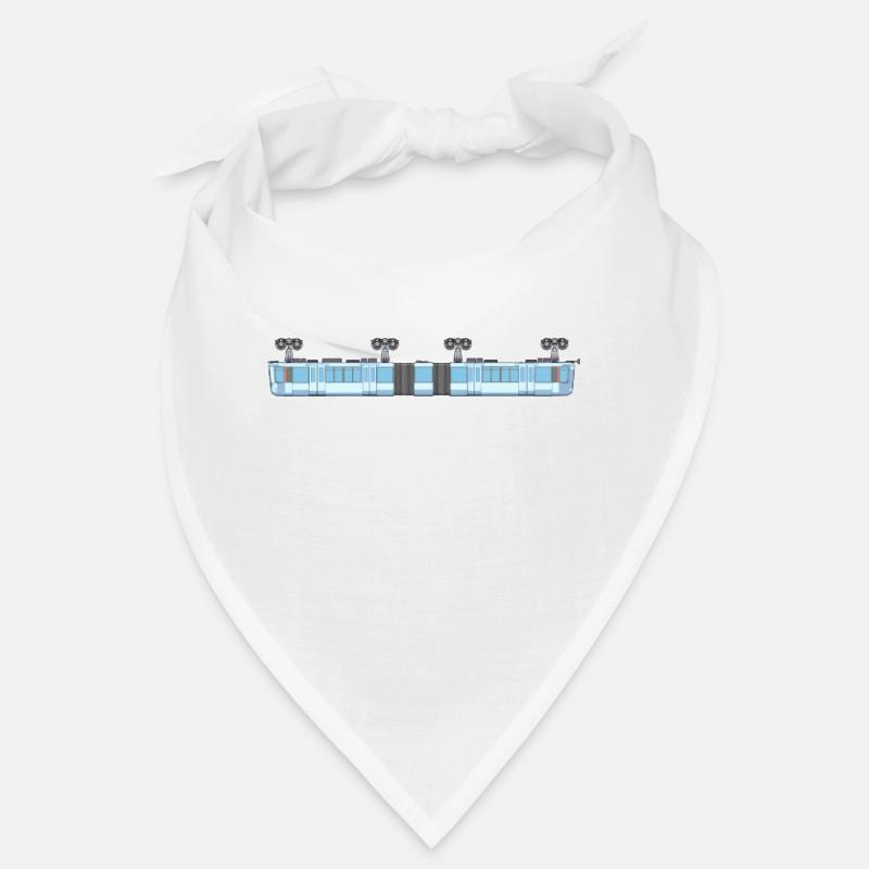Schwebebahn lang pixelart Bandana