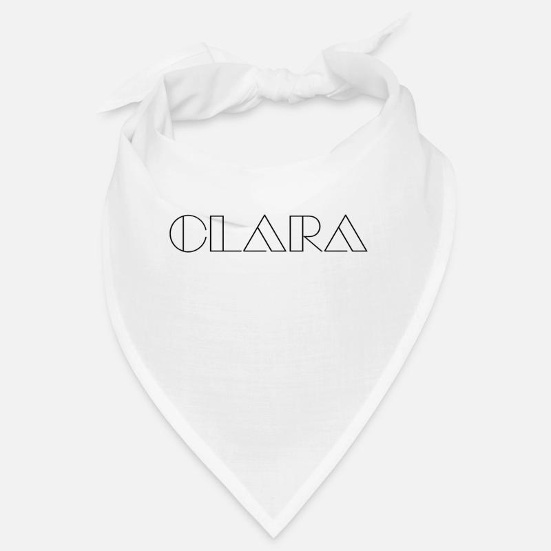 Name Clara Modern Black Bandana