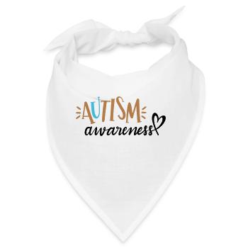 Autism Awareness - Bandana - Weiß - Vorne