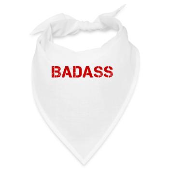 BADASS - Bandana - Weiß - Vorne