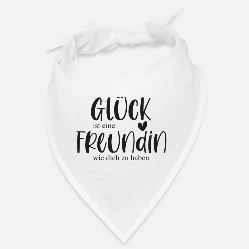 Glück Freundin Danke Bedanken Geschenk Bandana
