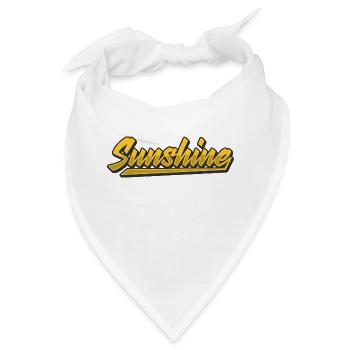 Sunshine - Bandana - Weiß - Vorne