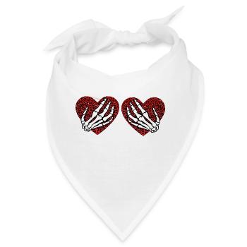 Liebe Hände Sake - Bandana - Weiß - Vorne