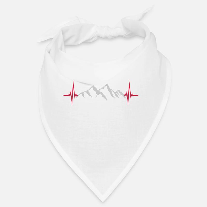 Puls Berge Landschaft Silhouette Bandana