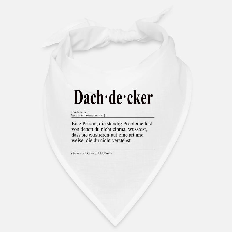Dachdecker Lustige Berufs Definition Bandana