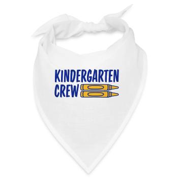 Kindergarten Crew Buntstift Team - Bandana - Weiß - Vorne