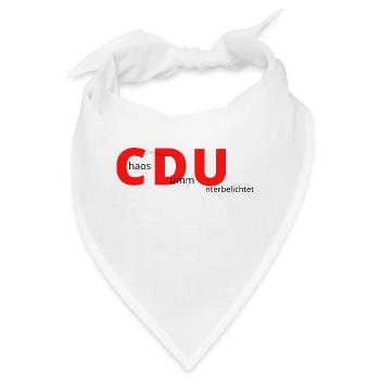 CDU - Bandana - Weiß - Vorne