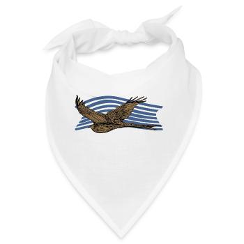 Vogel - Bandana - Weiß - Vorne