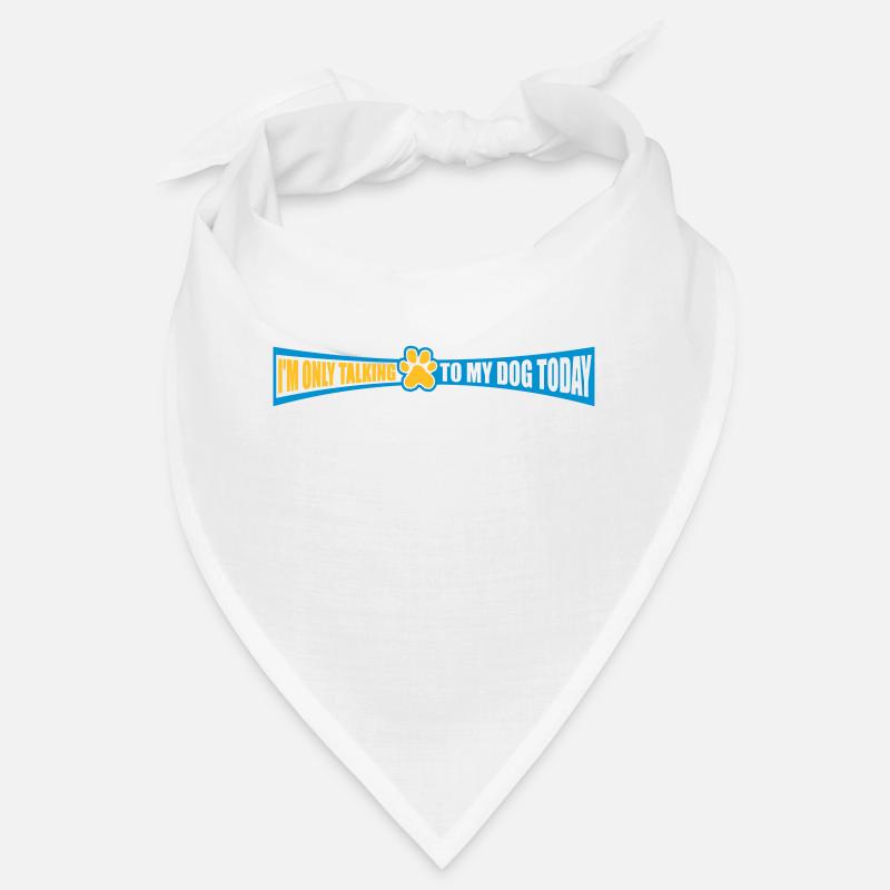 only talking to dog Bandana
