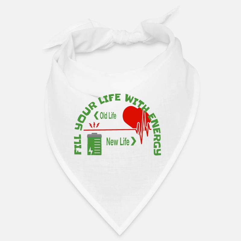 Füll dein Leben mit Energie Bandana