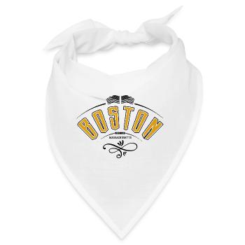 Boston Massachusetts - Bandana - Weiß - Vorne