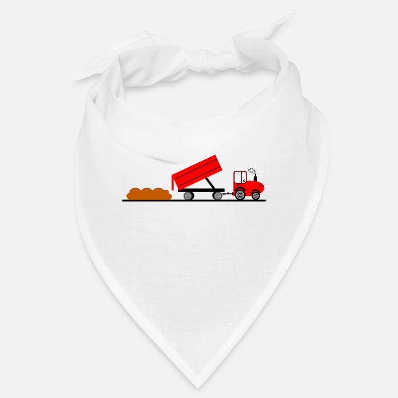 Traktor - Bandana - Weiß