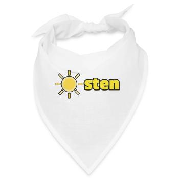 Osten - Bandana - Weiß - Vorne