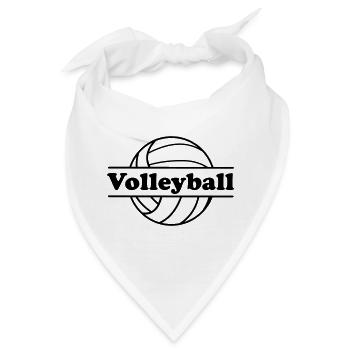 Blank Ball, Volleyball mit Bar mit der Aufschrift Full - Bandana - Weiß - Vorne