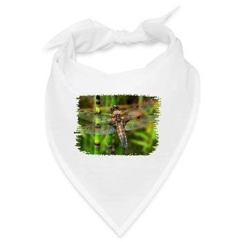 Dragonfly ist ein fliegender Künstler. - Bandana - Weiß - Vorne