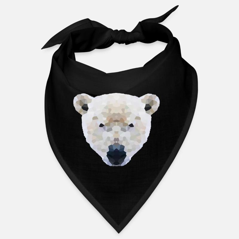 Eisbär Low Poly – International Polar Bear Day Bandana