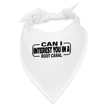 Can I Interest You In A Root Canal 3 - Bandana - Weiß - Vorne