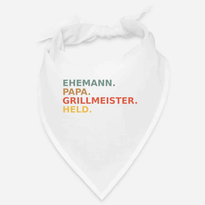 Mari Papa Grill Master Hero Vintage Retro Bandana