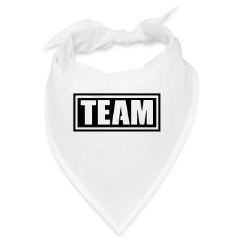 team - Bandana - Weiß - Vorne