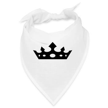 Süßes "Diadem" Design für sie - Bandana - Weiß - Vorne