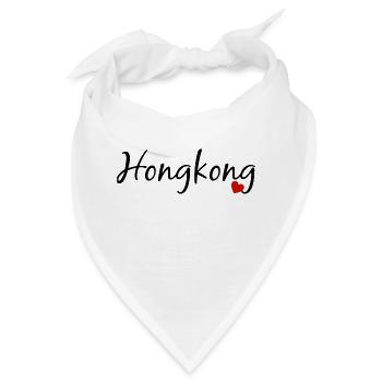 Hongkong - Bandana - Weiß - Vorne