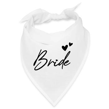 BRIDE Junggesellenabschied - Bandana - Weiß - Vorne