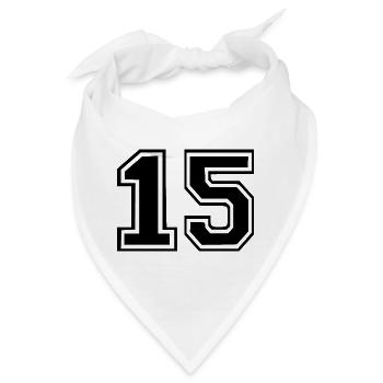 15 - Bandana - Weiß - Vorne