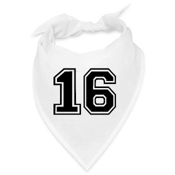 16 - Bandana - Weiß - Vorne