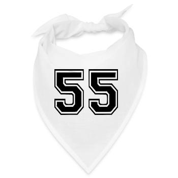 55 - Bandana - Weiß - Vorne