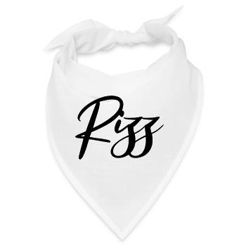 Rizz - Jugendwort - Bandana - Weiß - Vorne