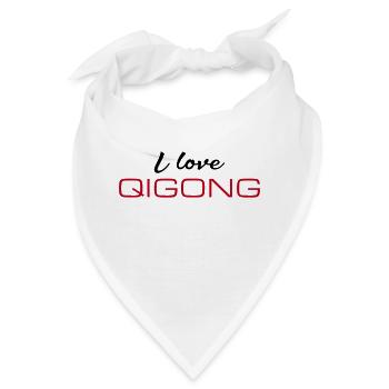 i love Qigong - Bandana - Weiß - Vorne