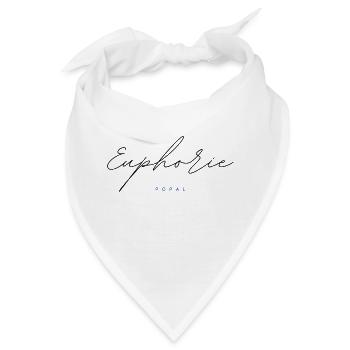 Inspirierende Wörter, Trendige T-Shirts von Popal - Bandana - Weiß - Vorne