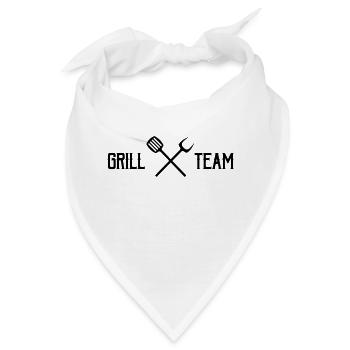 grill team - Bandana - Weiß - Vorne