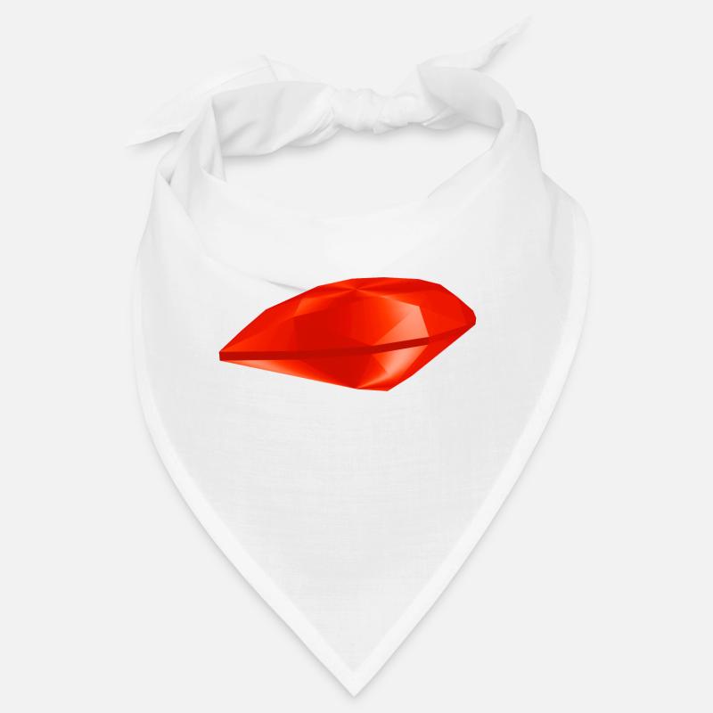 Red Gemstone Bandana