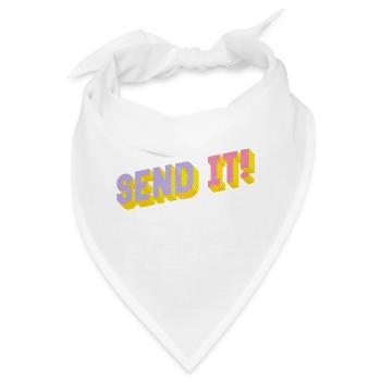 SEND IT! - Bandana - Weiß - Vorne