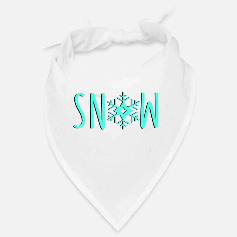 Snowflake Snow Bandana