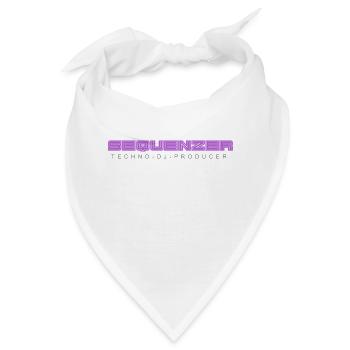 Sequenzer Logo Brand - Bandana - Weiß - Vorne