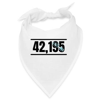 Marathon Running Jogging - Bandana - Weiß - Vorne