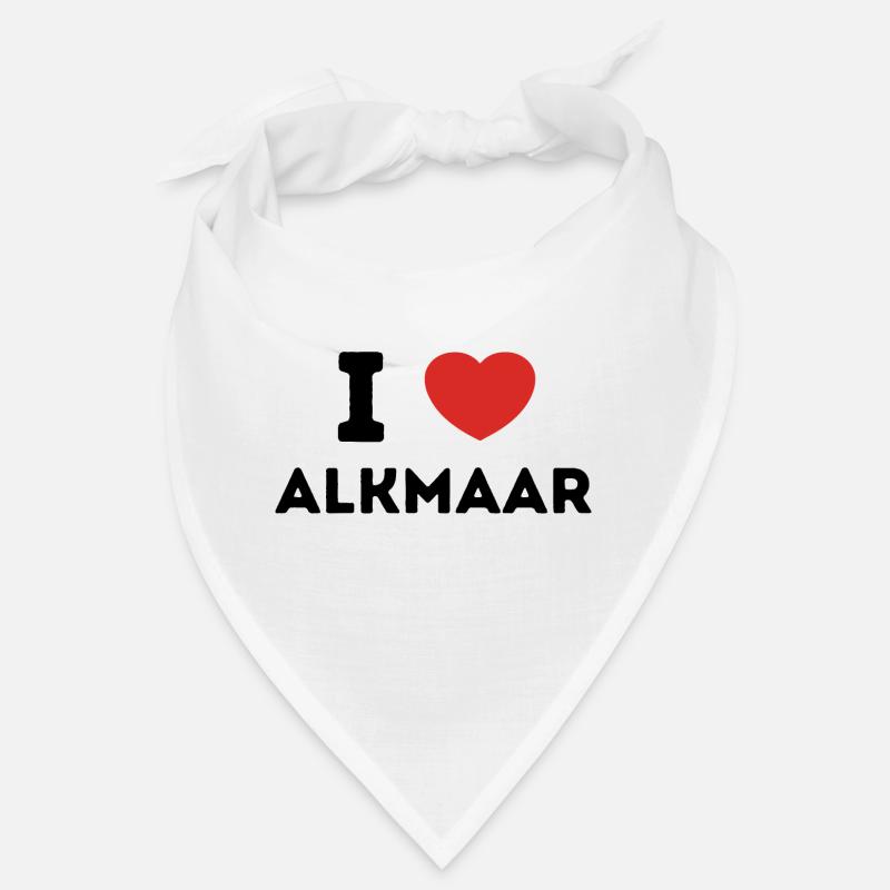 I Love Alkmaar Netherlands Bandana