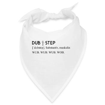 Music Definition Genre Dubstep - Bandana - Weiß - Vorne