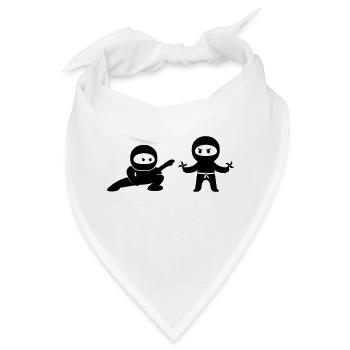 ninjas comic - Bandana - Weiß - Vorne