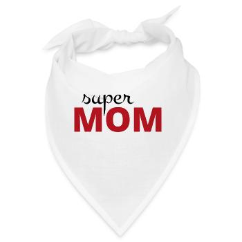 Super Mutter - Bandana - Weiß - Vorne