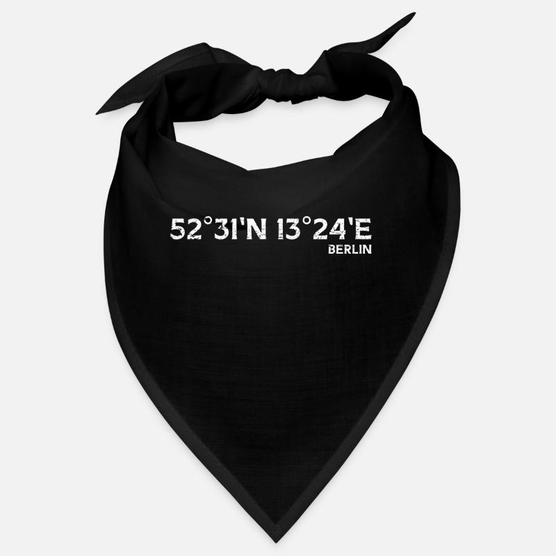 Berlin Coordonnées Souvenir Bandana