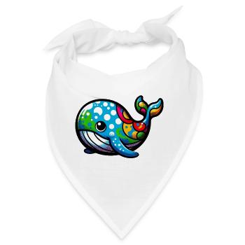 Wal - Bandana - Weiß - Vorne