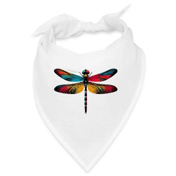 Libelle - Bandana - Weiß - Vorne
