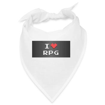 Ich liebe - RPG - Bandana - Weiß - Vorne