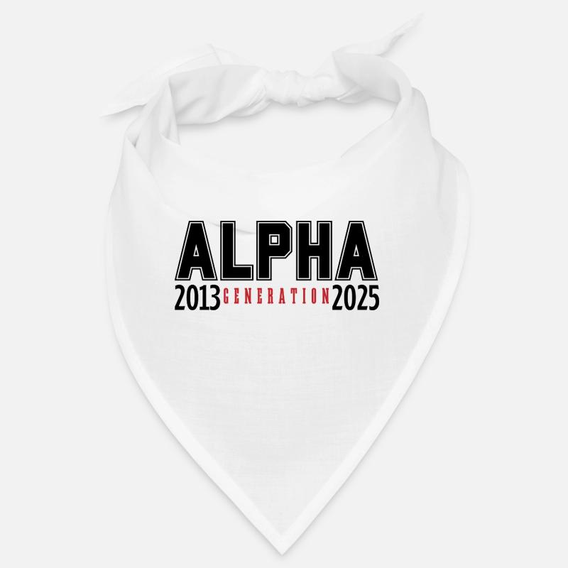 La génération alpha 2013-2025 Bandana