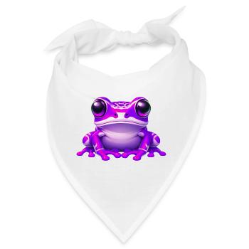 Frosch - Bandana - Weiß - Vorne