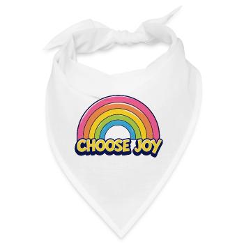 Choose Joy - Bandana - Weiß - Vorne