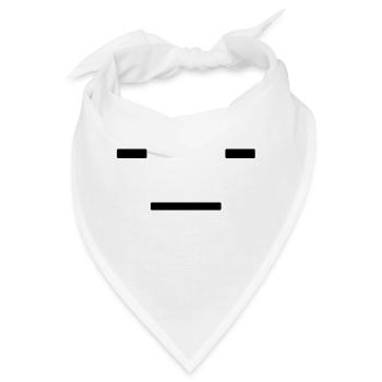 Gesicht - Bandana - Weiß - Vorne